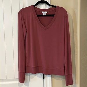 Athleta Sunrise V Neck Sweatshirt NWOT